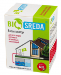 Биоактиватор BIOSREDA для септиков и автономных канализаций 600гр. 24 пакетиков